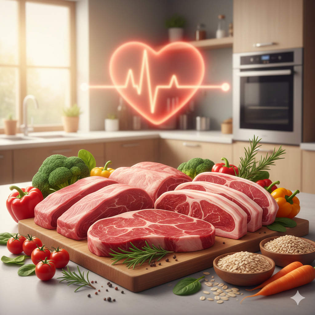 Is Red Meat (Mutton/Beef) Safe for Heart Patients?