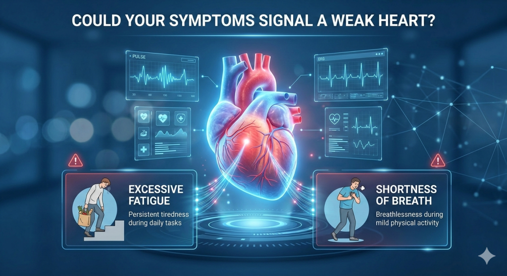 Is Feeling Extremely Tired or Having Shortness of Breath During Daily Activities a Sign of a Weak Heart?