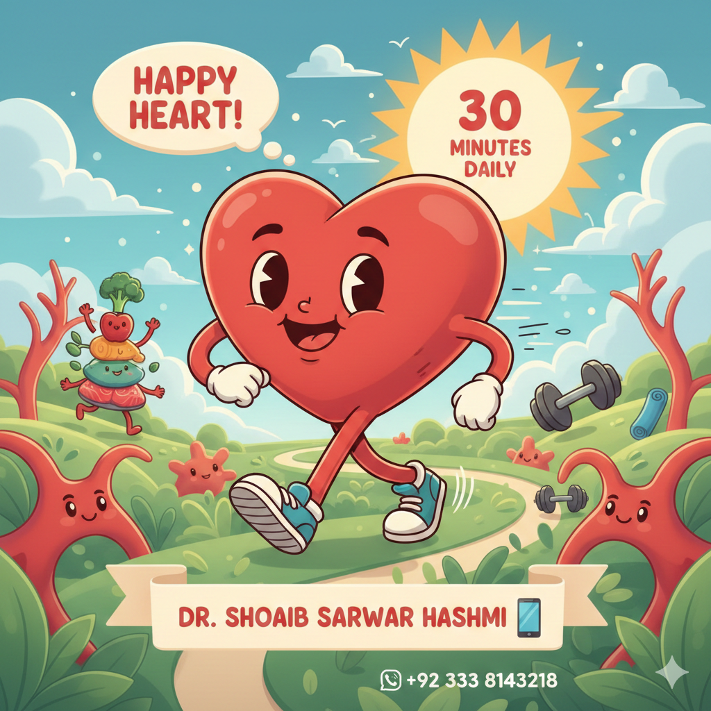 Is 30 minutes of walking daily enough for my heart?